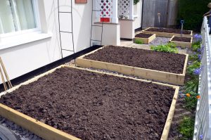 Raised beds ready to go!