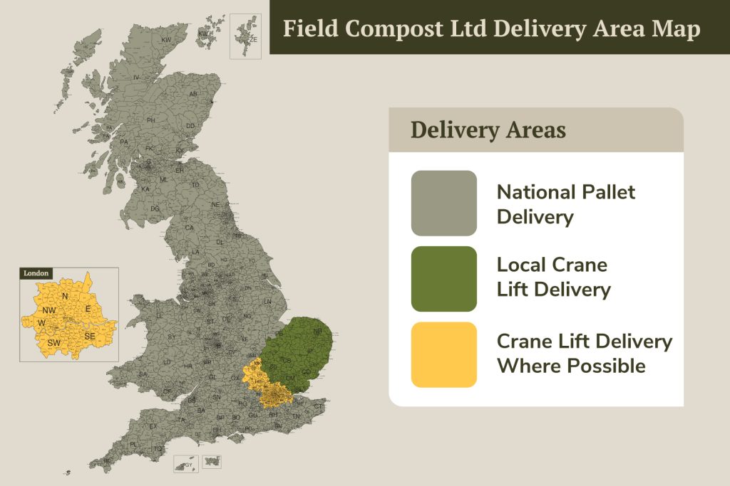 Field Compost national delivery map